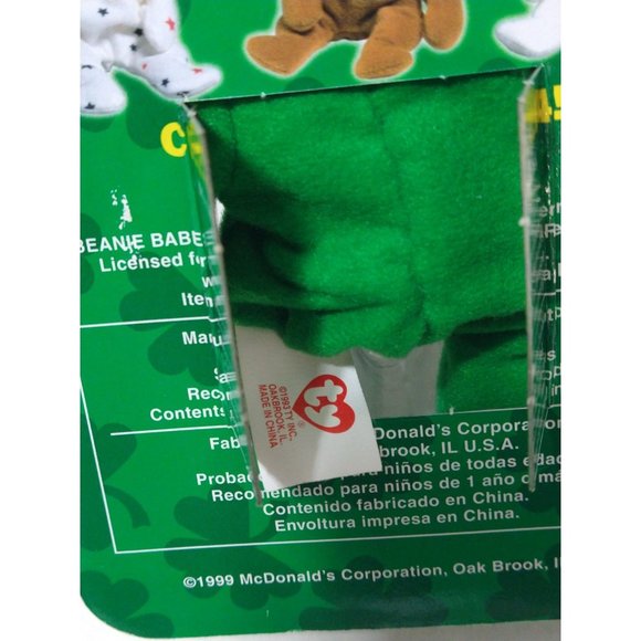 TY Beanie Babies McDonalds International Bears Set of 4-ALL w/ Errors NEW *RARE* - Picture 11 of 16